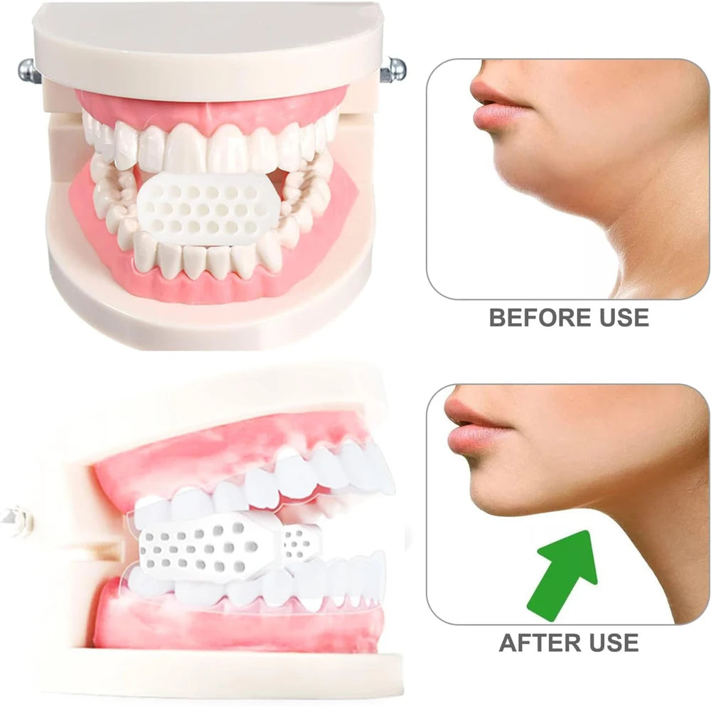 Jawline Exerciser for Man and Woman Silicone Jaw Exerciser Gum Tablets Jaw Trainer & Jaw Exerciser Shaper for Beginner, Intermed