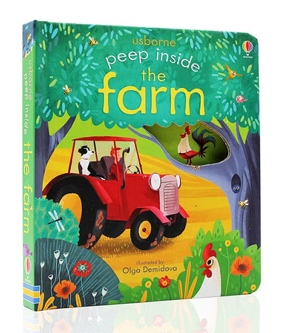 Peep Inside Usborne Book English Educational Picture Books for Kids Children Fairy Tale Learning Gifts