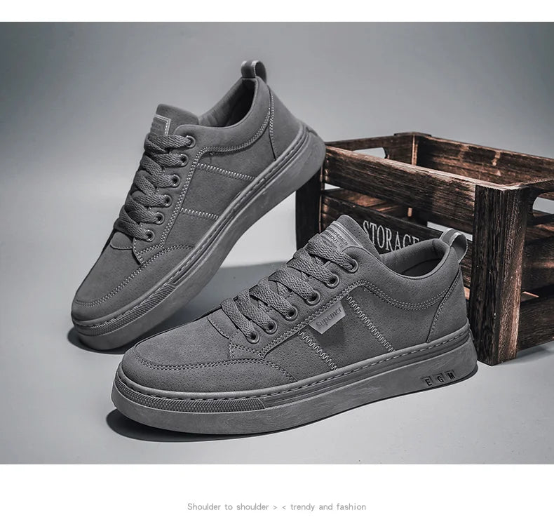 Men's Shoes 2025 New Spring Work Safety Shoes, Anti-slip, Wear-resistant, Versatile Casual Sports Work Shoes, Men's Board Shoes