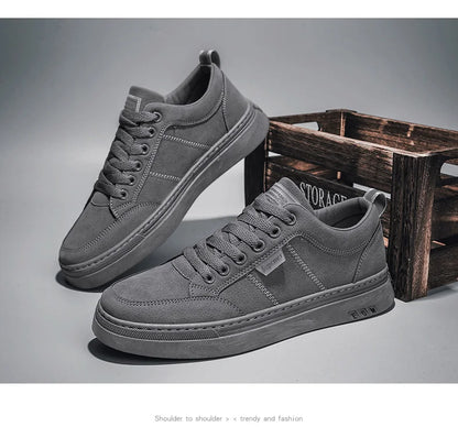 Men's Shoes 2025 New Spring Work Safety Shoes, Anti-slip, Wear-resistant, Versatile Casual Sports Work Shoes, Men's Board Shoes