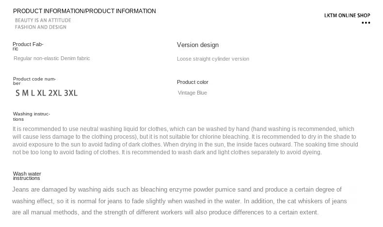 Vintage American Retro Reverse Side Turned Denim Jeans Men Women Couple Straight Wide Leg Baggy Drag Pants Trendy