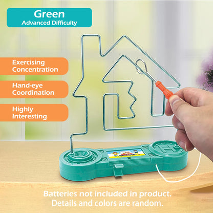 1pcs Fire Line Impact Electric Touch Maze Kids Puzzle Interactive CHILDREN'S Creative Gift Focus Artifact Focus Training Game