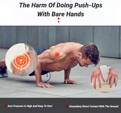 2Pcs Non-Slip Push-Up H-Shaped Support Bar Stand Home Fitness Gym Handles Pushup Bars Exercise Arm Chest Muscle Training Bracket