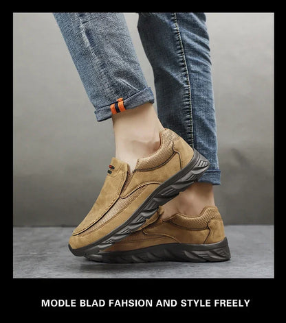 Men Walking Shoes Loafers Sneakers men 2024 New Fashion Handmade Retro Leisure Loafers Shoes Zapatos Casuales Hombres Men Shoes