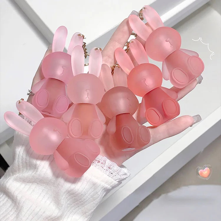 Gege Bear Rabbit Lip Glaze, Matte Velvet Lip Clay Long-lasting Color Non-drying Lipstick