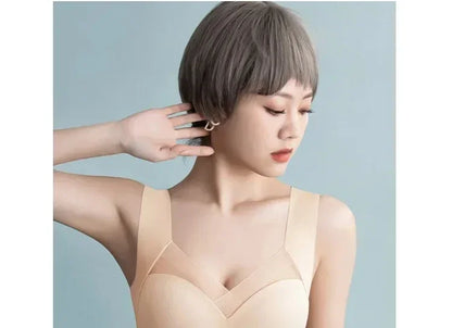 Soft Support Seamless Underwear Comfortable Gathering No Steel Ring Collection Light Thin Breathable Bra Style