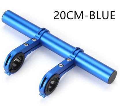 10/20/30cm Bicycle Handlebar Extended Bracket MTB Headlight Mount Extented Bar Road Mountain Bike Handlebar Extender Rack Parts