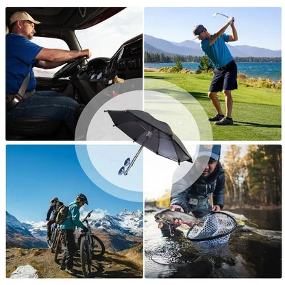 Mobile Phone Parasol Phone Umbrella For Sun Anti-Glare Sun Shade Cover Sun Shield Car Shade Visor Cell Phone Sunshade Holder