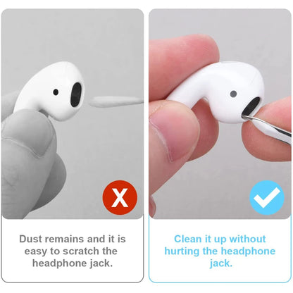 Bluetooth Earphones Cleaning Tool for Airpods Pro 3 2 1 Earbuds Case Cleaner Kit Cleaning Brush Pen for Xiaomi iPhone Earbuds