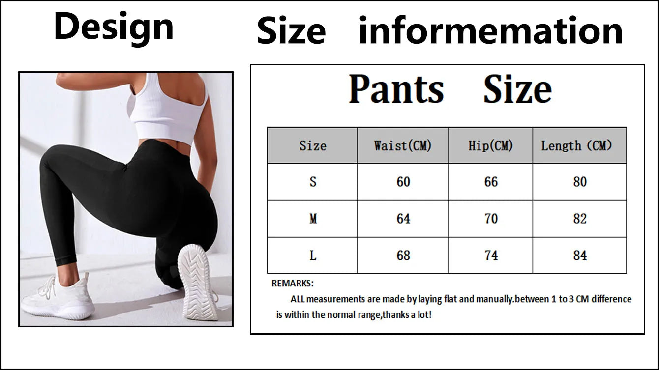 CZGUKE Women's seamless gym yoga pants high waist peach hip solid color tight fitting sports pants yoga cycling sports pants