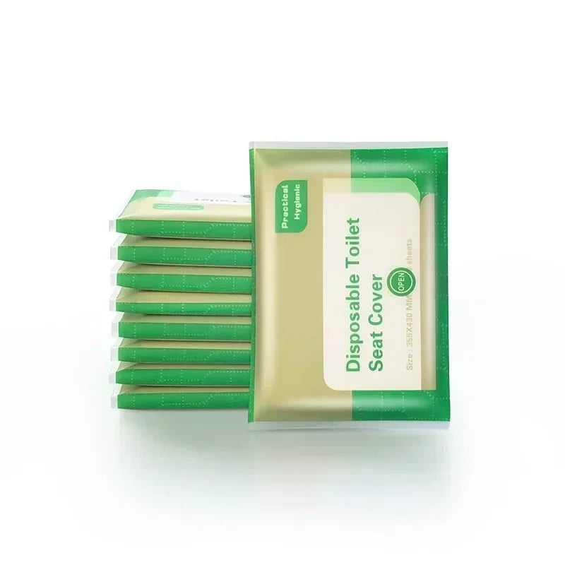 Paper Waterproof Soluble Water Covers Type Travel Camping Hotel Bathroom Accessories Portable Disposable Toilet Seat