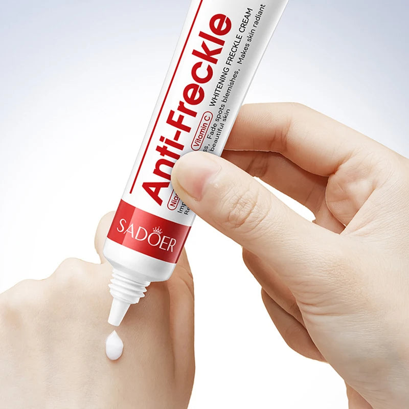 SADOER Anti Freckle Cream Face Whitening Creams Spot Removing Anti-aging Moisturizing Freckles Removal Facial Cream Skin Care