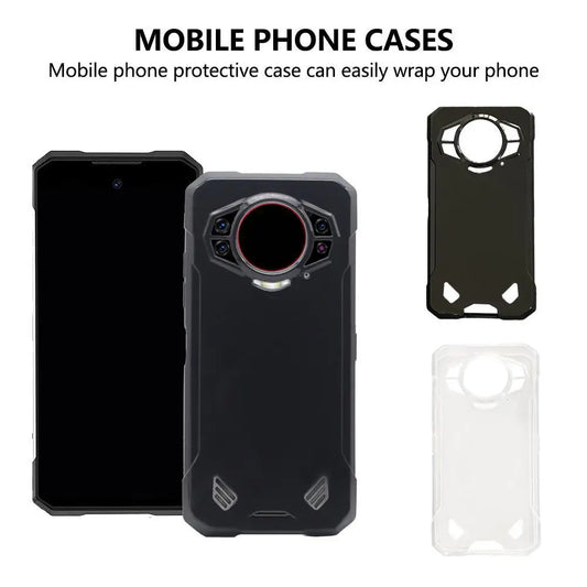 Case For Doogee S200 5G Black/ Transparent Phone Cover For Doogee S 200 Protective Shell Back Cases Funda
