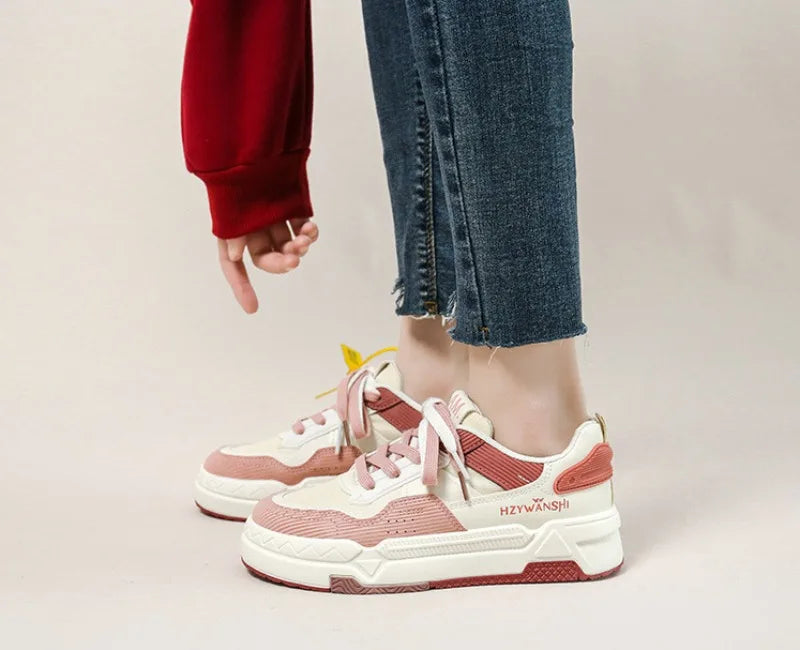 2025 New Women Shoes High Quality Original All-match Platform Casual Sneakers Trends Sweet American Fashion Student Boards Shoes