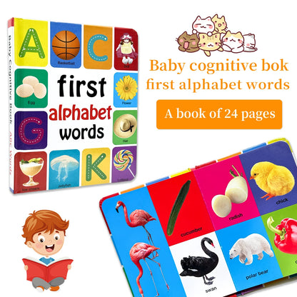 0-2 Years English Children's Cognitive Encyclopedia Enhancing Cognition Children's Early Learning Books Gifts