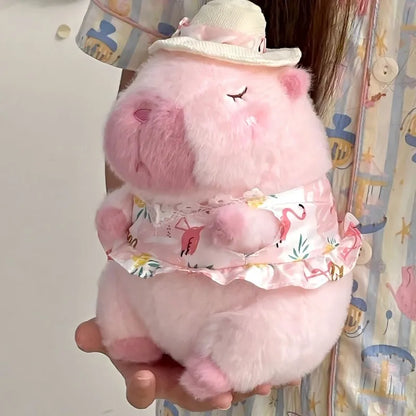 23cm Capybara Plush Simulation Capibara Anime Fluffty Toy Cute Doll Stuffed Animals Soft Doll Plush Christmas Thanksgiving Gift
