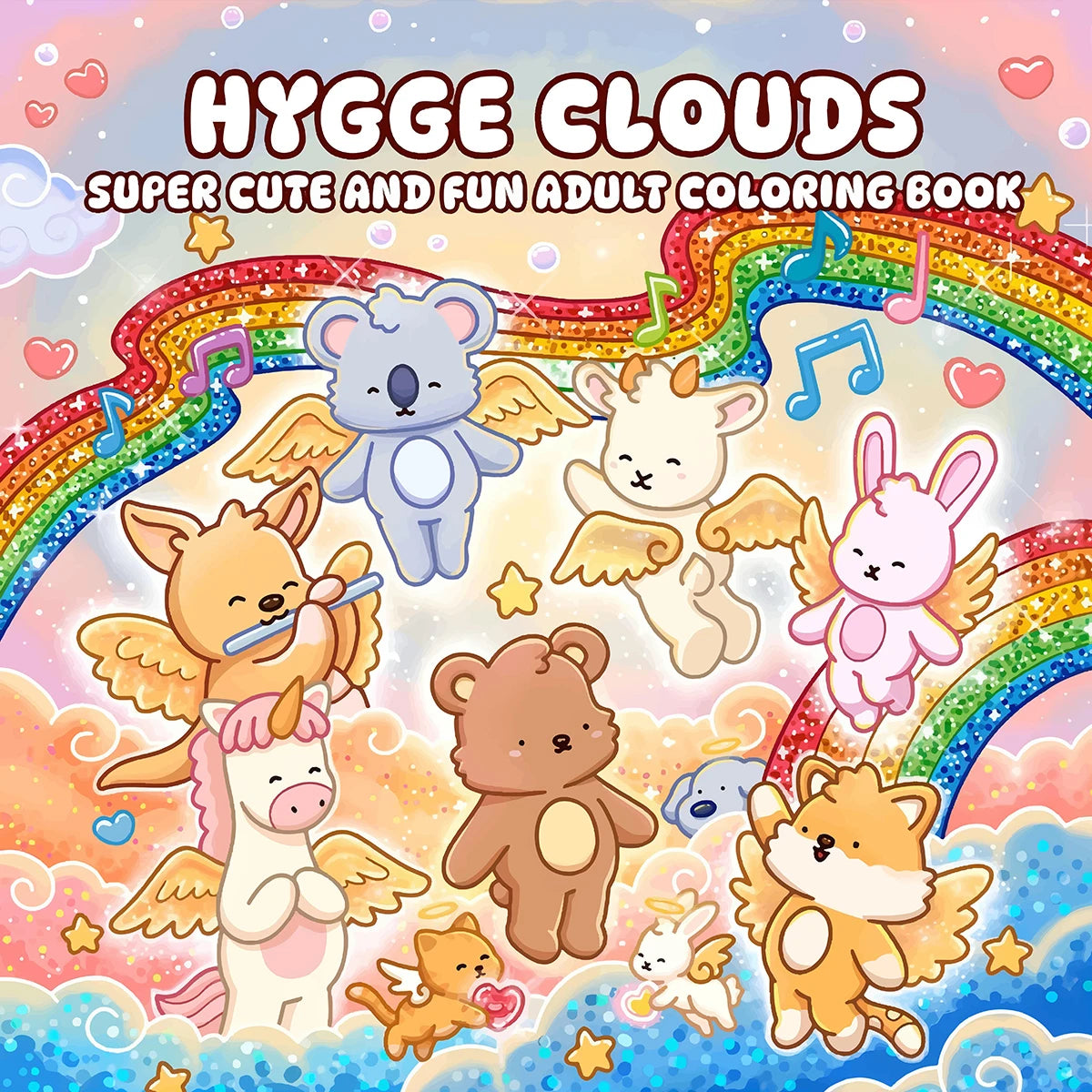 "Magical Creatures" coloring book: variou wonderful scenes and magical creatures, bringing a relaxing and enjoyable coloring jo