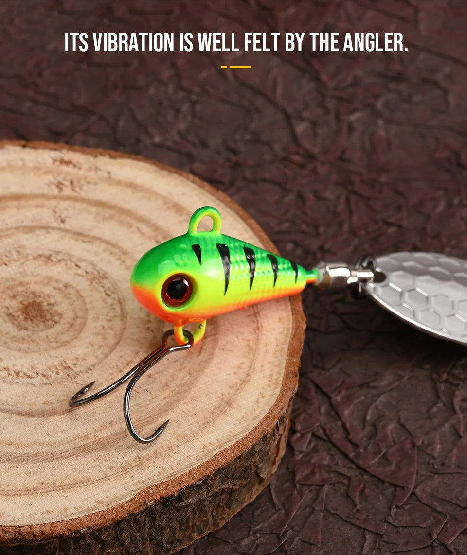 BLUX SPINTAIL Fishing Lure 4.5g 7g 11g Mag Tail Spinner Shad Metal Vib Casting Shore Jig Bait Copper Blade Spoon Freshwater Bass