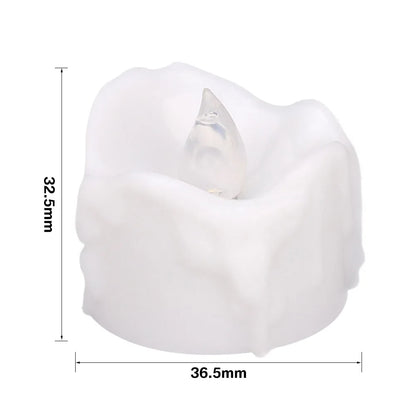 12/24Pcs Flameless LED Candle Battery Operated Flickering Candle For Home Christmas Party Wedding Decoration Tealight Candles