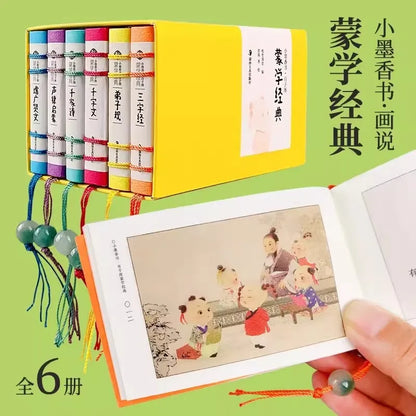 Pocket Book The Four Great Classical Novels of China Comic Strips Manga Mini Books For kids adult Chinese Traditional Culture