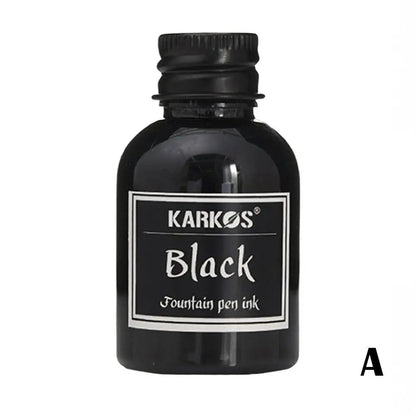 1 Bottle Pure Colorful 20/30ml Fountain Pen Ink Refilling Ink Stationery School High Quality Calligraphy Writing Fountain Ink