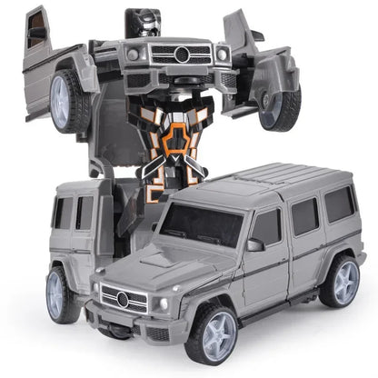 Transforming Inertial Car with Collision Technology: Autobot Robot Car for Boys