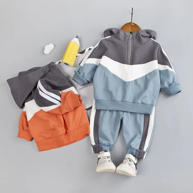 Kids Kids Clothes Children Cartoon Hooded Jackets Pants 2Pcs/Set Toddler Fashion Cotton Clothing Infant Tracksuits 0-5 Years