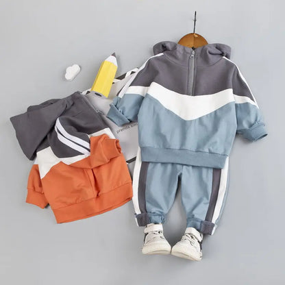 Kids Kids Clothes Children Cartoon Hooded Jackets Pants 2Pcs/Set Toddler Fashion Cotton Clothing Infant Tracksuits 0-5 Years