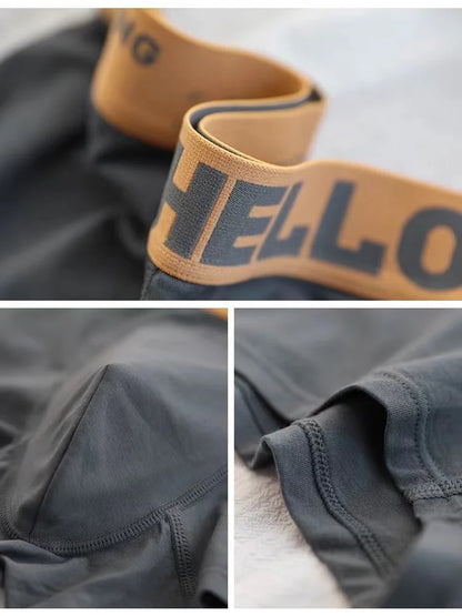 10Pcs Men's Boxer And Briefs Fashion Underwear High Stretch Boxer And briefs Shorts Breathable Soft Men's Shorts Comfortable