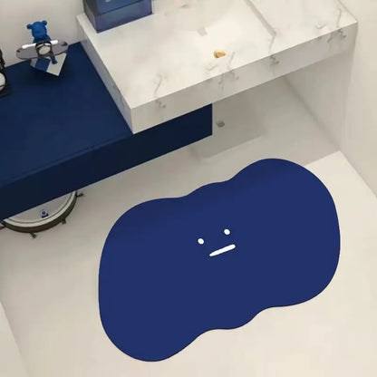 Bathroom door absorbent floor mat foot mat household toilet toilet soft diatom mud toilet quick drying non-slip mat