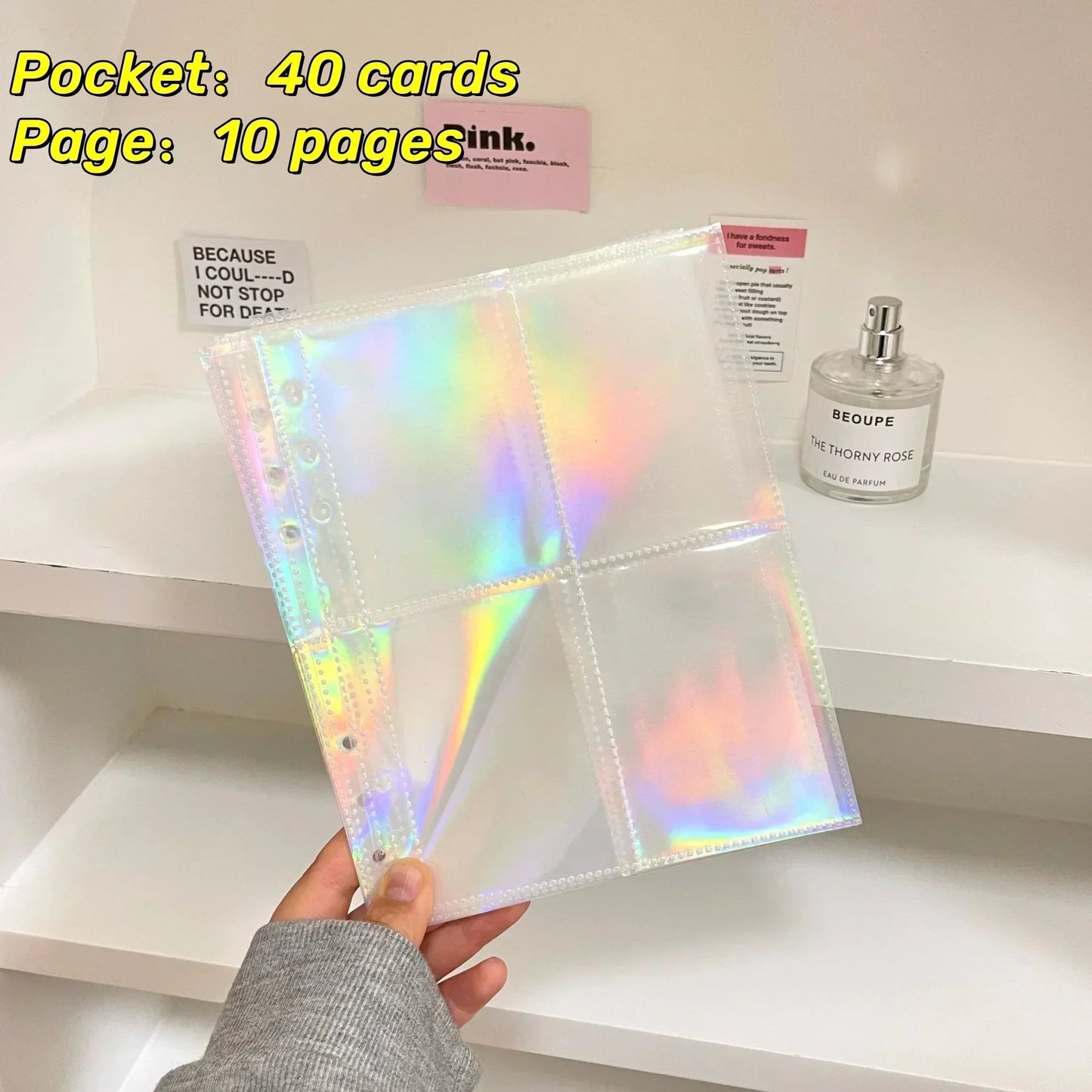 10pcs 1-4 Grids Transparent Inlay Idol Card Collect Book Inner Page Inner Kpop Binder Photocard Holder Photocard Binder 포토카드 바인더