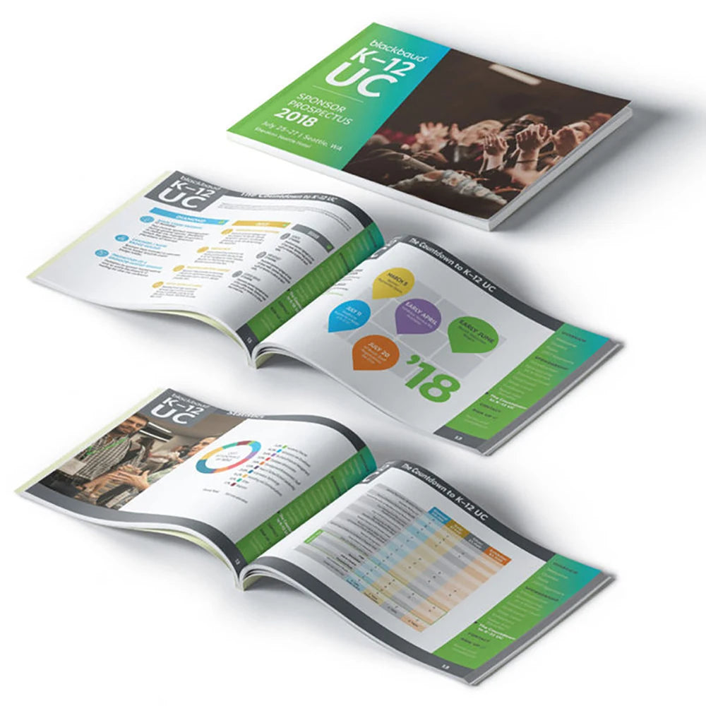 Custom Books Booklet Brochure Printing Magazine Comic Instruction Manual Catalogue For Advertising Company Business Soft Cover