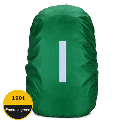 KoKossi 1Pcs 20-60L Outdoor Hiking Backpack Rain Cover Backpack Waterproof Cover Cycling Hiking Reflective Rain Cover Unisex