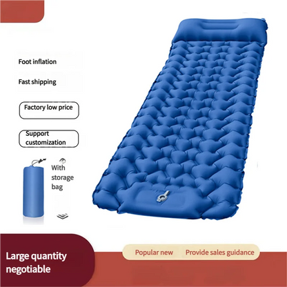 Camping sleeping mats Portable inflatable mattresses Outdoor inflatable mattresses Thickened camping Foot-operated inflatable