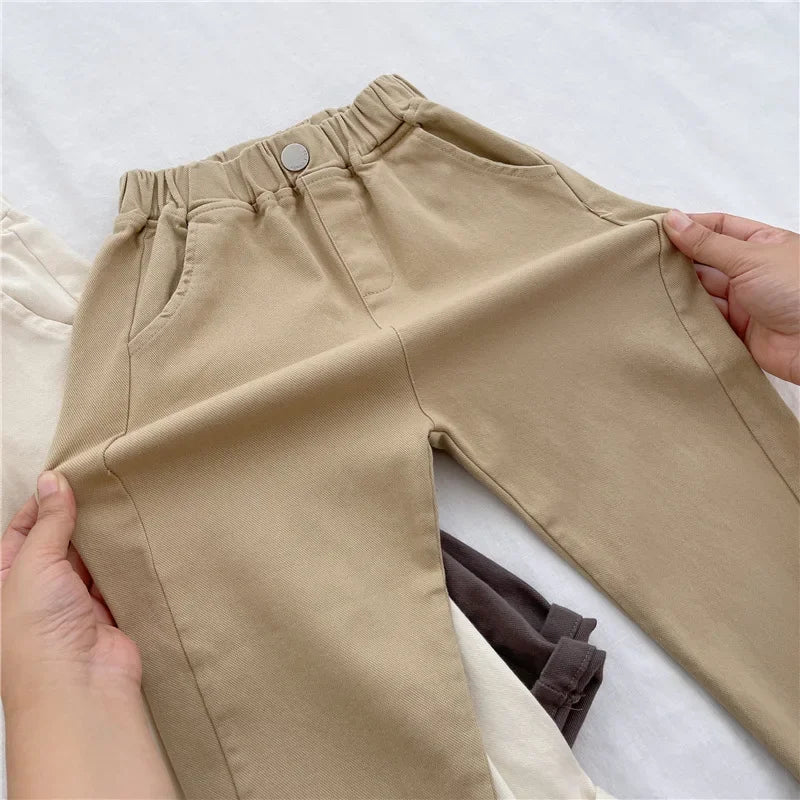 Kids Pants Kids Clothes Slacks Boys Girls Pants Foreign Style Korean Pants Autumn Spring Clothes for Kids