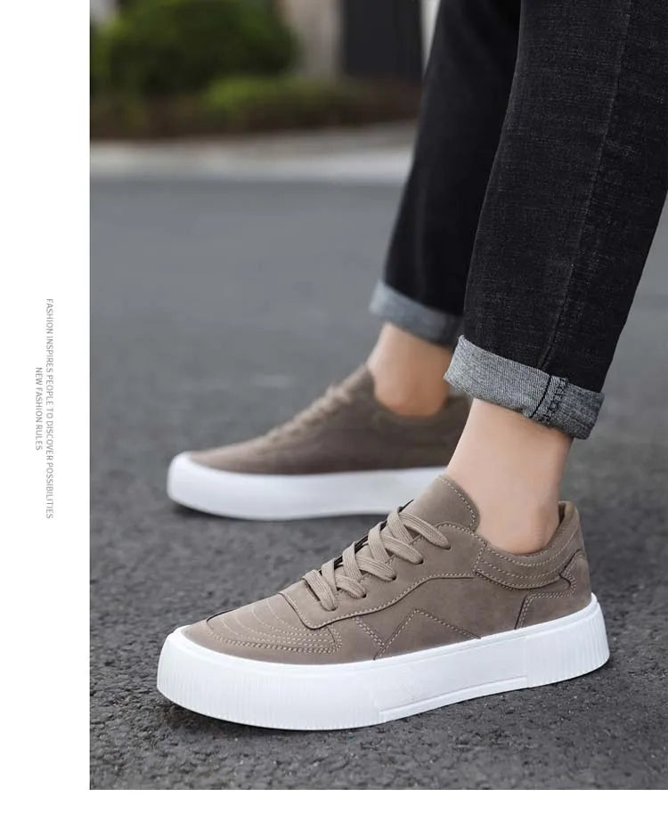 Men's Sneakers Fashion Flat Shoes for Man High Quality Casual Shoes for Men Classical Cosy Comfortable Wear-resistant Pure Color