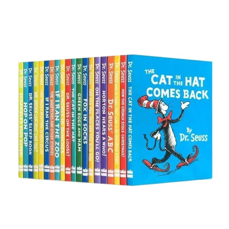 Random 1 Book Dr.Seuss Interesting Story Parent Child Kids Baby Early Education Picture English Books Kids Learning Toys