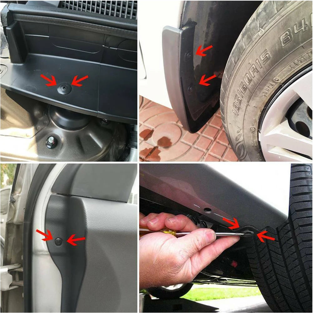 190 PCS Car Fastener Clip Kit Bumper Fender Rivet Clips Auto Body Push Retainer Pin Rivet Bumper Door Trim Panel Retainer Repair