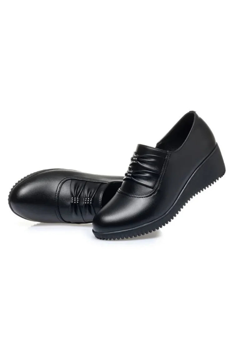 zapatos de mujer women fashion sweet comfort spring & summer wedge heel shoes for office work lady student school shoes a301