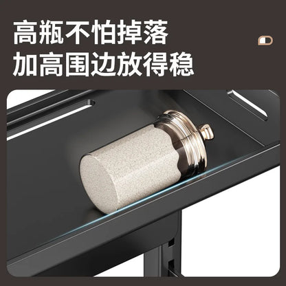 Kitchen seasoning rack, countertop knife holder, multi-functional seasoning, kitchen utensils, multi-layer storage rack