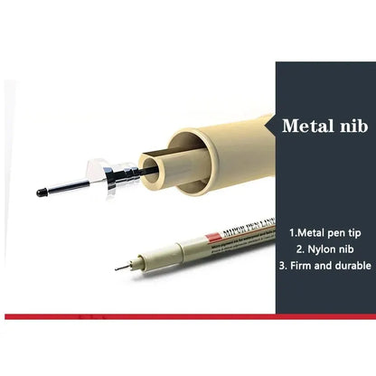 3pcs Manga Markers Needle Pen Art Hand-painted Hook Line Pen Sketch Pens Stationery Set Art School Supplies Art Sakura Pen New