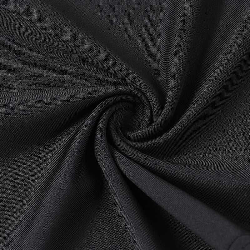 European and American Spring/Summer Round Neck Long Short sleeved 3/4 Shorts Two piece Women's Fashion Sports Versatile Set