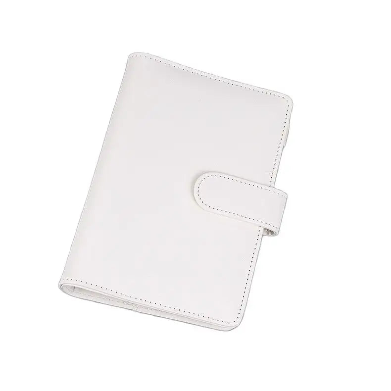 Macaroon Color A6/A5 PU Leather DIY Binder Notebook Cover Diary Agenda Planner Paper Cover School Stationery