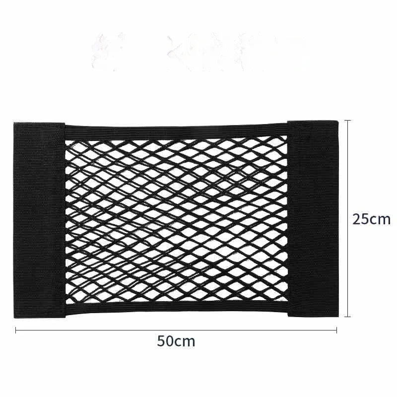 Luggage Storages Car Trunk Storage Bag Double Stretch Velcro Car Storage Net Bag Mesh Storages Net Bag Car Net