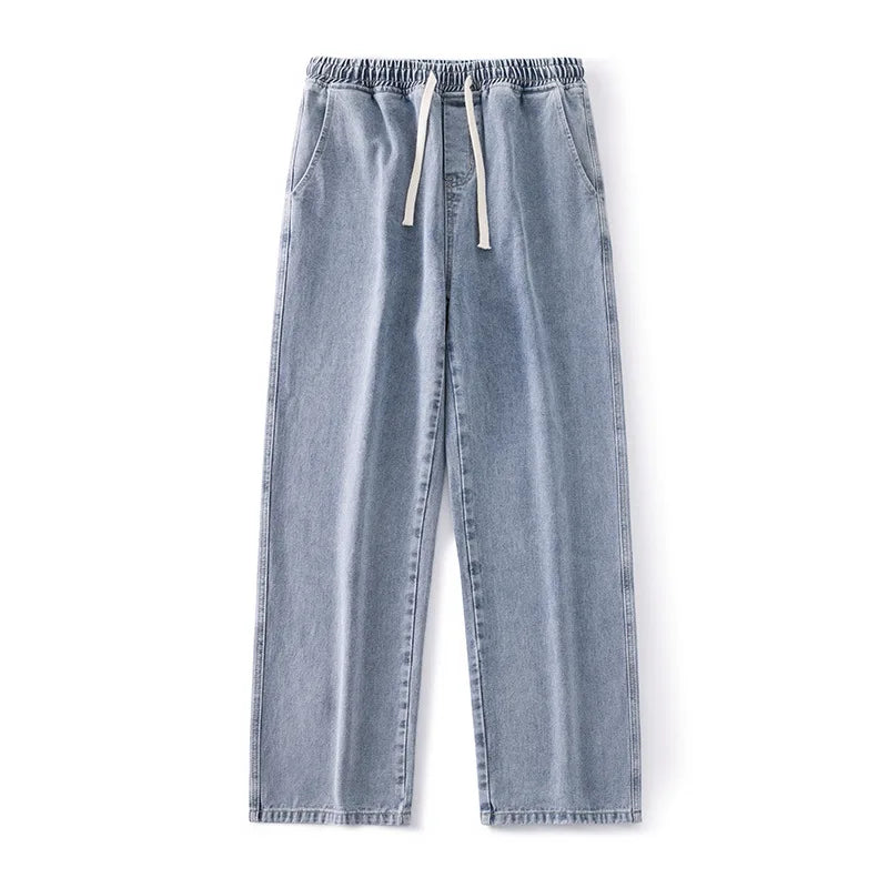 2024 Men's Hip-Hop Baggy Jeans Streetwear Oversized Wide Leg Pants - Drape Loose Fit Casual Trousers High Quality Free Shipping