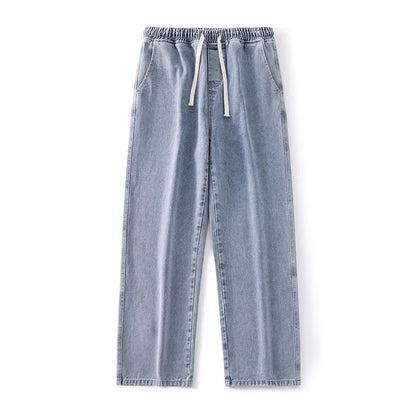 2024 Men's Hip-Hop Baggy Jeans Streetwear Oversized Wide Leg Pants - Drape Loose Fit Casual Trousers High Quality Free Shipping