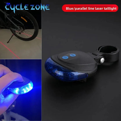 Bicycle Rear Light Red Tail Light LED Night Safety Warning Light Cycling Taillight Easy to Install Lantern for Bike Accessories