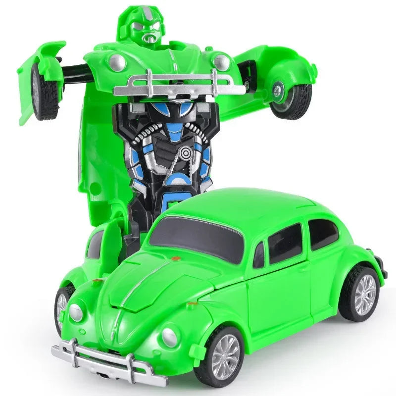 Transforming Inertial Car with Collision Technology: Autobot Robot Car for Boys