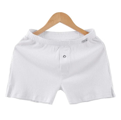 5 PCs Men's High Elastic Plain Color Comfortable Boxer Briefs Panties Breathable Pantyhose