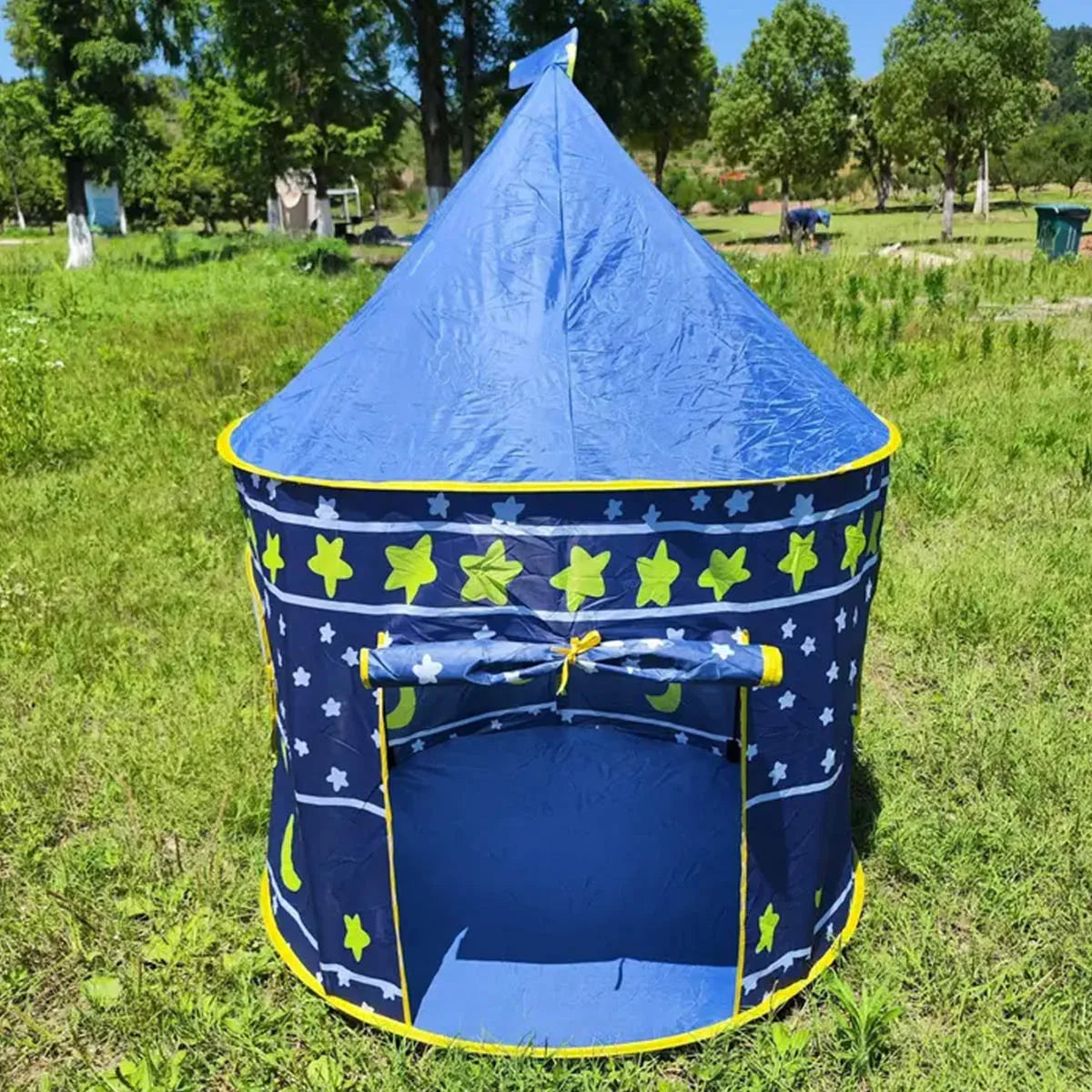 Night Sky Design Children's Play House Tent, Cute Castle for Little Boy's and Girls